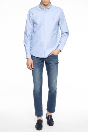 Logo-embroidered shirt, zdjęcie 2 Logo-embroidered shirt od Ami Alexandre Mattiussi